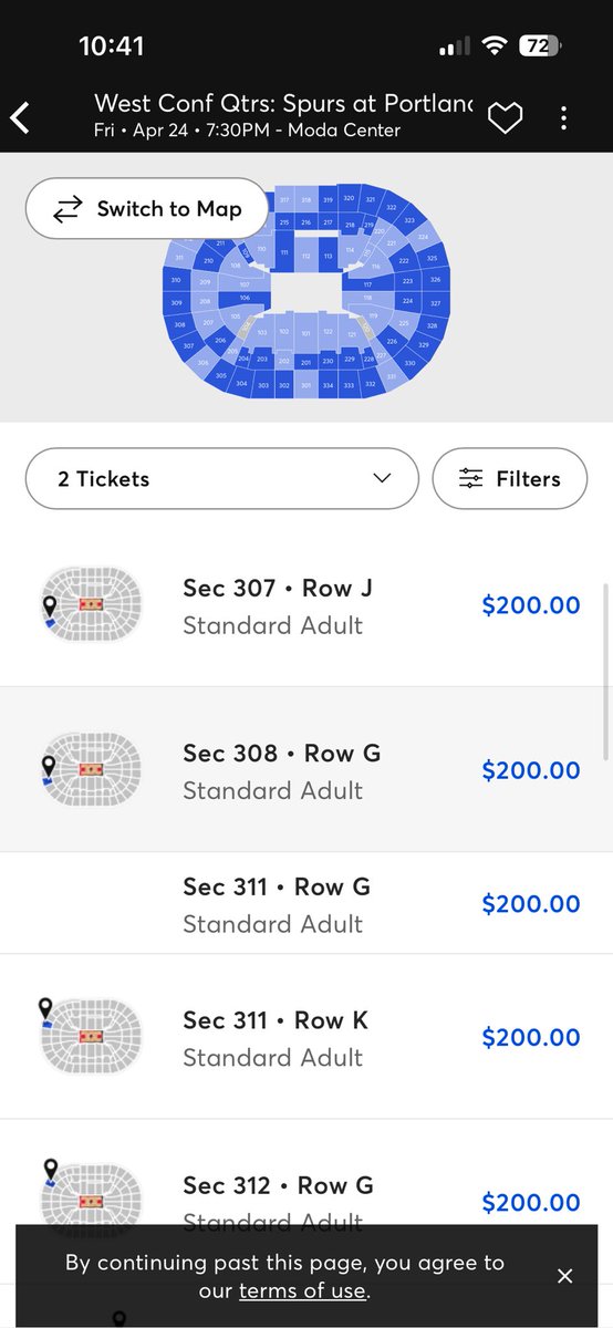 PinwheelEmpire's tweet image. The going cost for Wrestlemania tickets is the same as a Round 1 Blazer/Spurs game at Moda!🤯

#RipCity