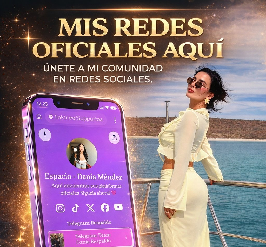 Sigue a Dania en todas sus redes oficiales 💜🫶🏻 
linktr.ee/Supportdania?u…