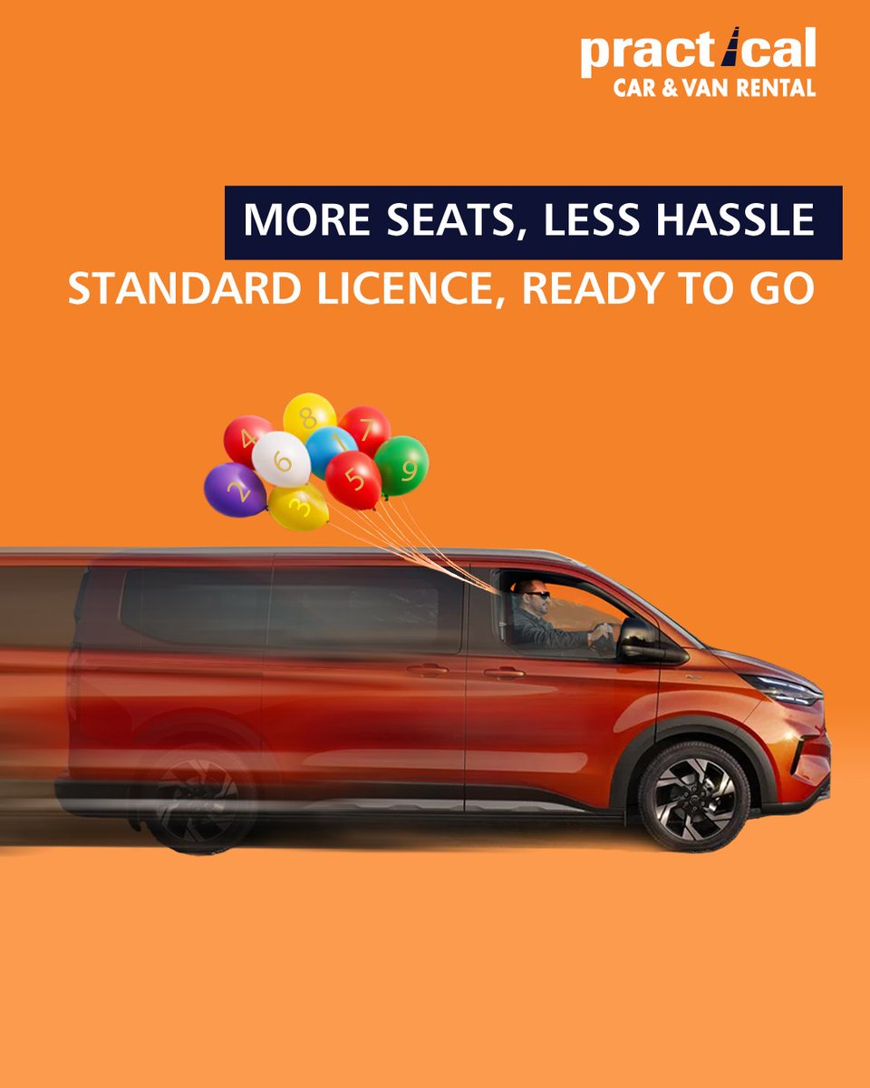 PracticalHQ's tweet photo. For family trips, reliability and comfort are essential. Our fleet includes practical models suited to both short breaks and long-distance travel. https://t.co/d7YctXrGga