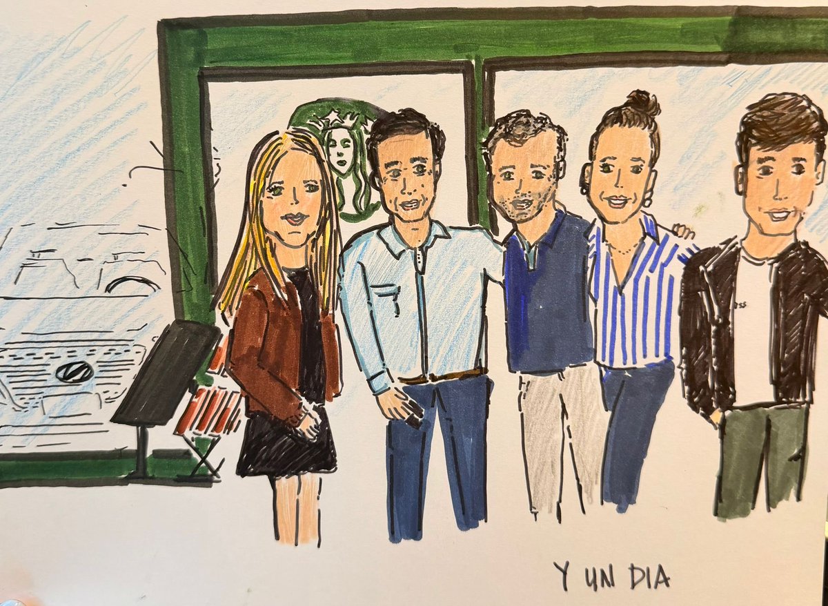 Una tarde con <a href="/Naomiygal/">Naomi</a> y quedamos todos retratados! Gracias por tu arte ❤️