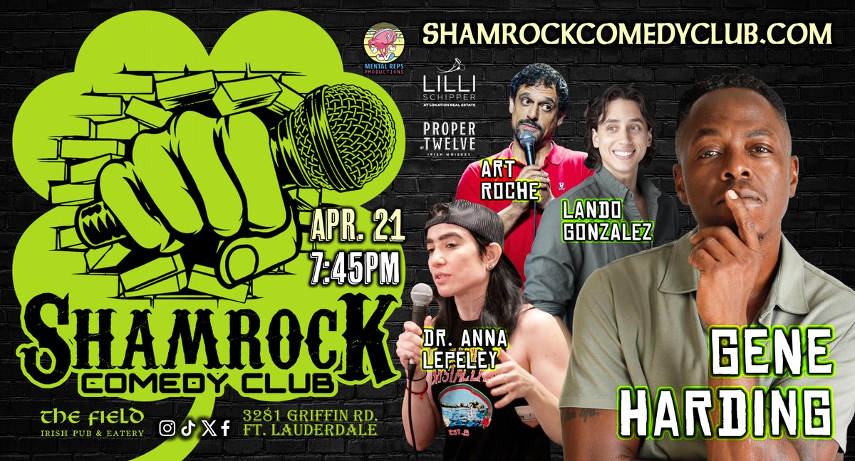 Shamrock Comedy Club tweet media