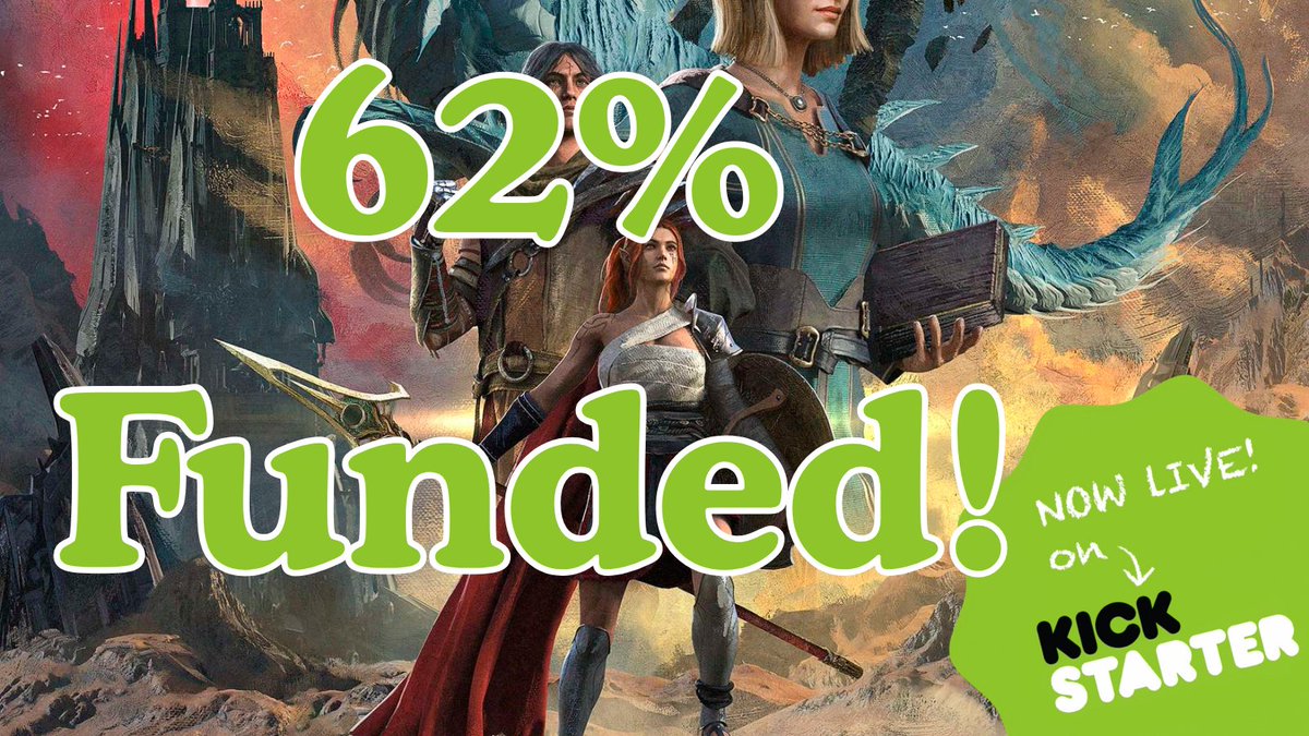 Seeing 62% funded next to this project feels kind of surreal!

But we’re not across the line yet and this next stretch is the most important.

If you’ve been following along, this is where you can push it the rest of the way.

KICKSTARTER: tinyurl.com/9m2xtyyz

#Kickstarter