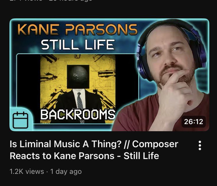 Landon1426360's tweet image. I honestly wanna see more videos of these be made. Reactions to Kane’s Music should be a thing #kanepixels #backrooms