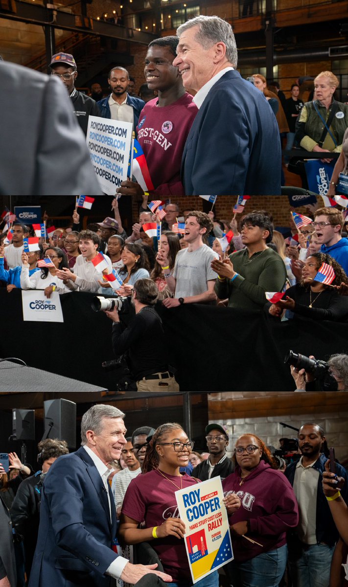 RoyCooperNC's tweet photo. Great to see y’all in Durham last week. https://t.co/nrXdepGLgO