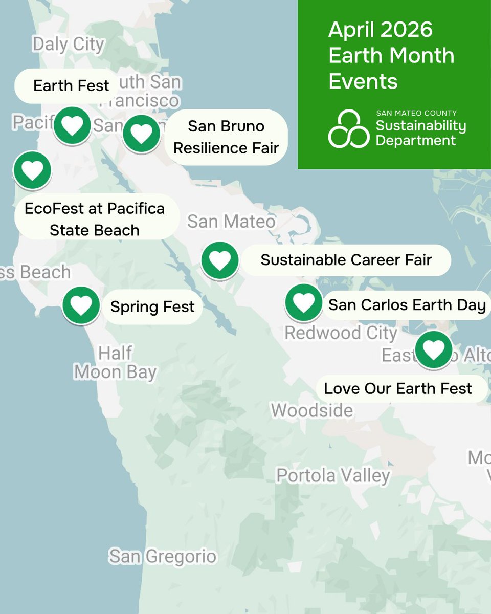 SustainSMC's tweet photo. Happy Earth Month! Our staff will be attending various Earth Month events throughout April, and we'd love to see you there! 

For more event details, check out the interactive map at https://t.co/lCvPFt7zEo

#SustainSMC #EarthMonth https://t.co/vhVzbuqA6q