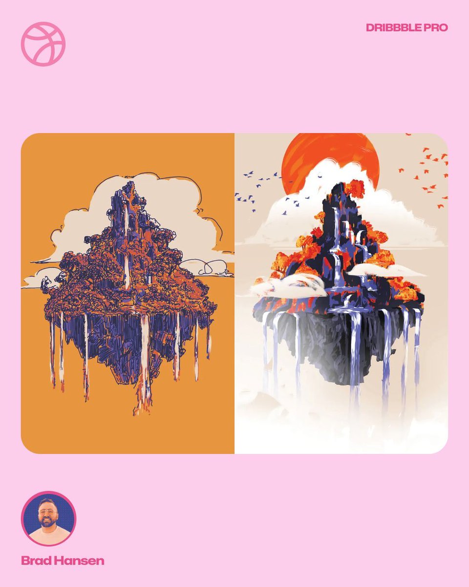 Dribbble tweet media