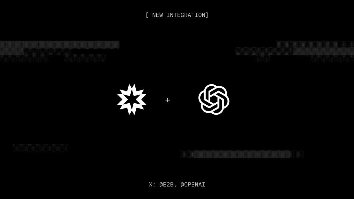 OpenAI x E2B: build your agents with the new OpenAI Agents SDK, powered by E2B sandboxes.

We're excited to support OpenAI as a launch partner!

The new <a href="/OpenAI/">OpenAI</a> Agents SDK will now get dedicated sandboxes - perfect for persistent, long-running agents. With E2B, you'll get a