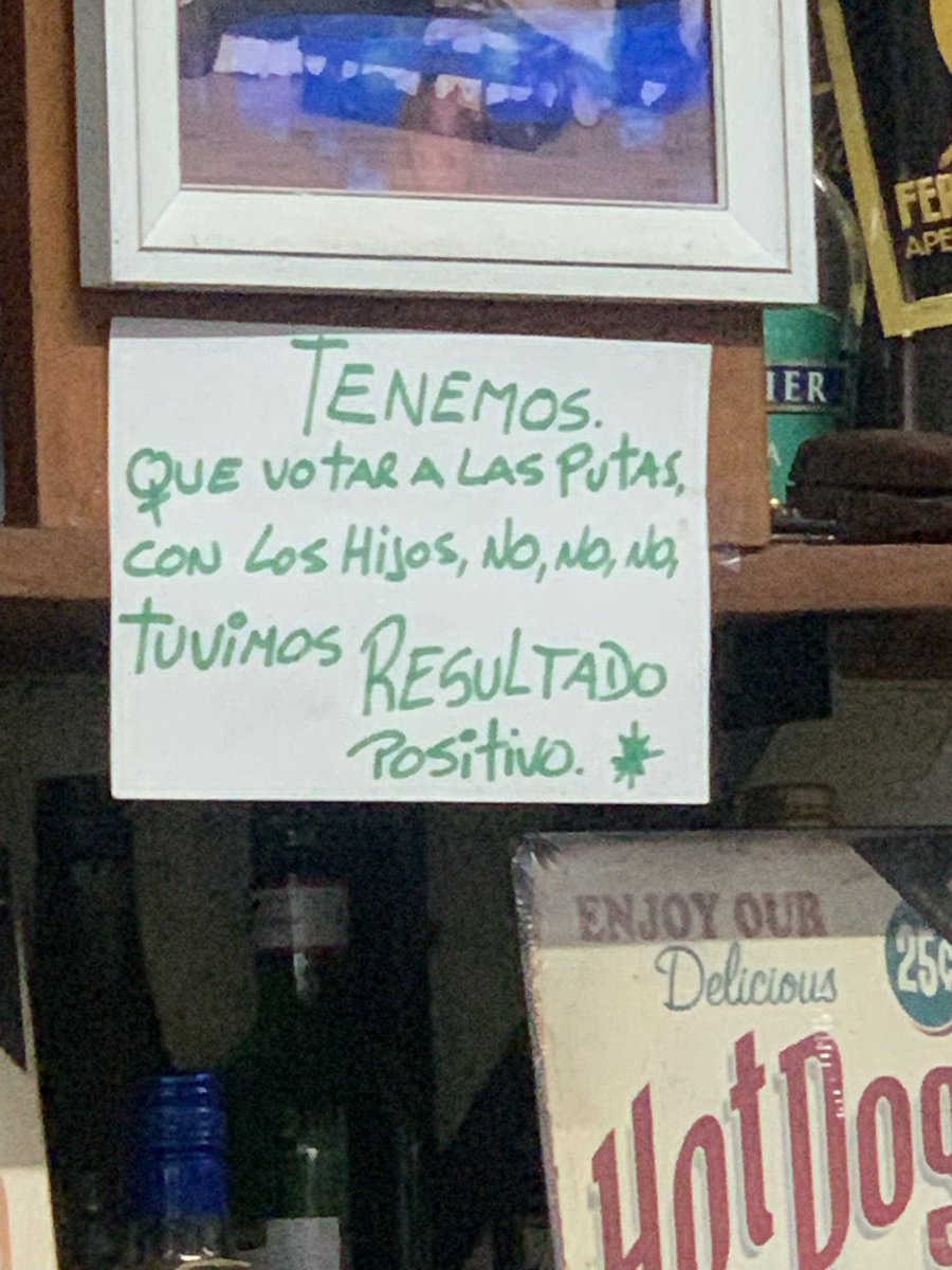 En un bar de Haedo andan diciendo…