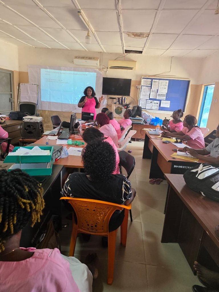 EPIMohSL's tweet photo. From 14th–15th April, EPI with Ginger SOFRECO &amp; SLaDA completed the Bo Cohort 1 training.

35 health workers now better equipped to deliver gender-responsive immunization.

This work is made possible with support from @gavi .

#gavi #immunization #gender https://t.co/pm0E8enff4