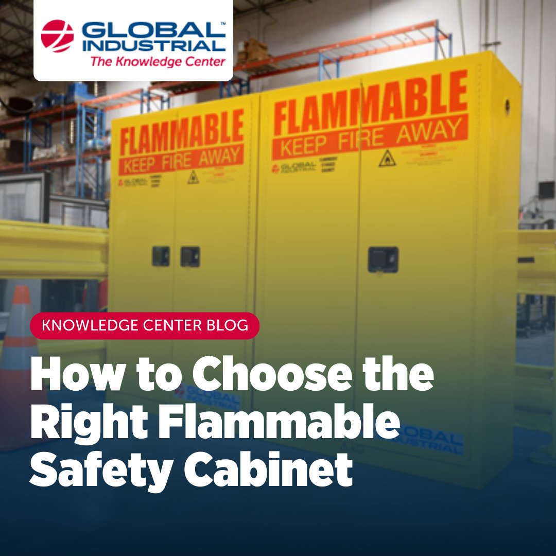 Global_Indust's tweet photo. Flammable storage done right protects more than inventory.
Read more in our new article: How to Choose the Right Flammable Safety Cabinet
https://t.co/p9UPNofjpI
Reduce fire risk. Stay compliant.
#WorkplaceSafety #EHSSafety #HazardousMaterials #FlammableStorage https://t.co/OPYDjrEZhY
