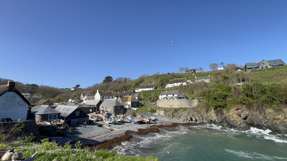 RPUffendell's tweet image. Our traditional family hike to Cadgwith today. Lucked out with the weather. A lovely spot for lunch. An awesome day all round - very fortunate #familytime #recharge #reconnect