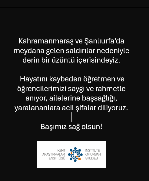 Kent Araştırmaları Enstitüsü tweet media