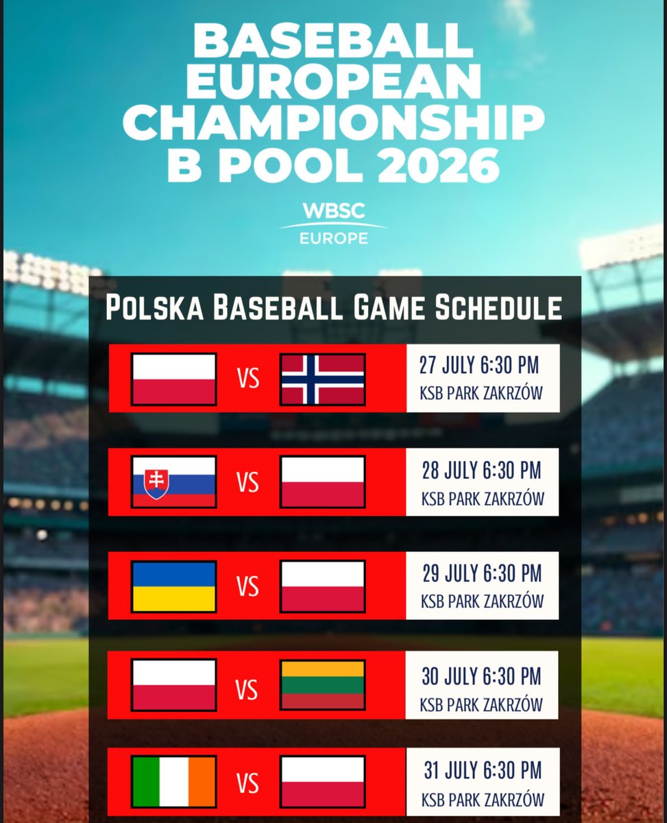 Polska National Baseball tweet media