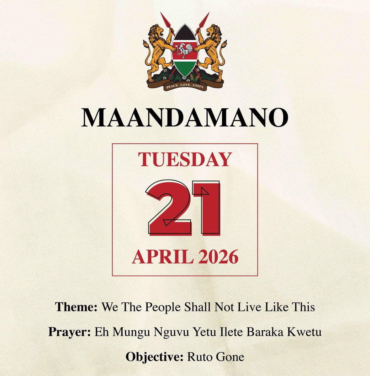MutumaoNkanata's tweet photo. The cow has refused. Tuesday is Tuesday. Power endures only while restraint holds. Even the most patient beast has a threshold. When a donkey grows weary of the whip, it does not retreat; it turns. History is unkind to those who mistake endurance for submission.
Loading 🇰🇪..✍️🏾 https://t.co/CNuhr3z41y