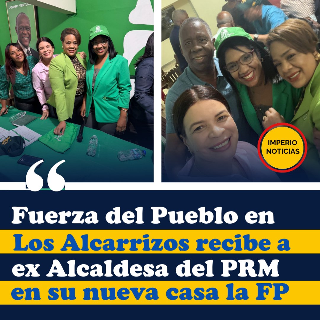 Recibida! La Ex fundadora del PRM y Alcadesa.

ANOCHE!