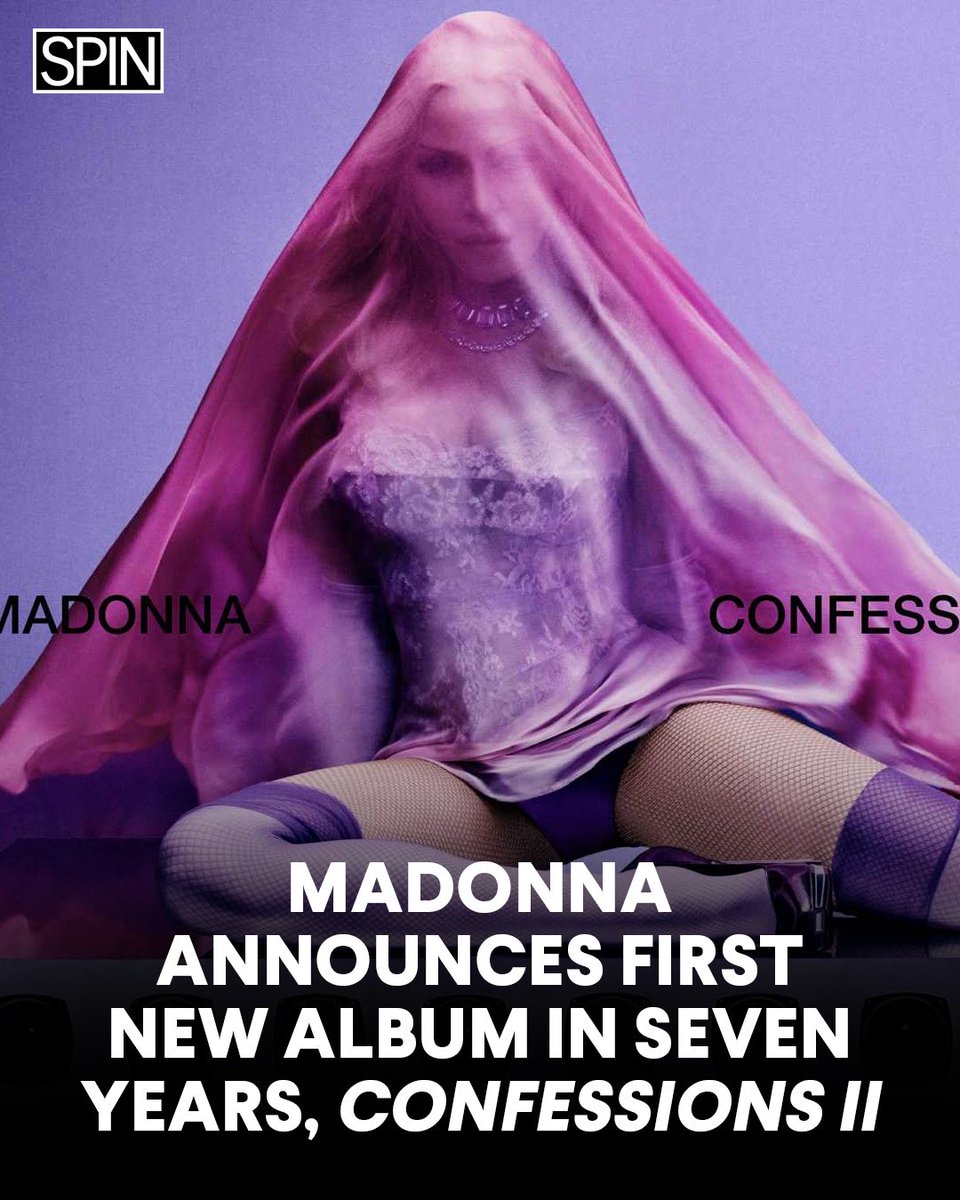She's back.
The Queen of Pop is coming out with a sequel to her 2005 album Confessions on a Dance Floor, and it's set for release on July 3rd. Her last album was 2019's Madame X.
Are you ready for new <a href="/Madonna/">Madonna</a>?
spinmagazine.com/.../madonnas-c…