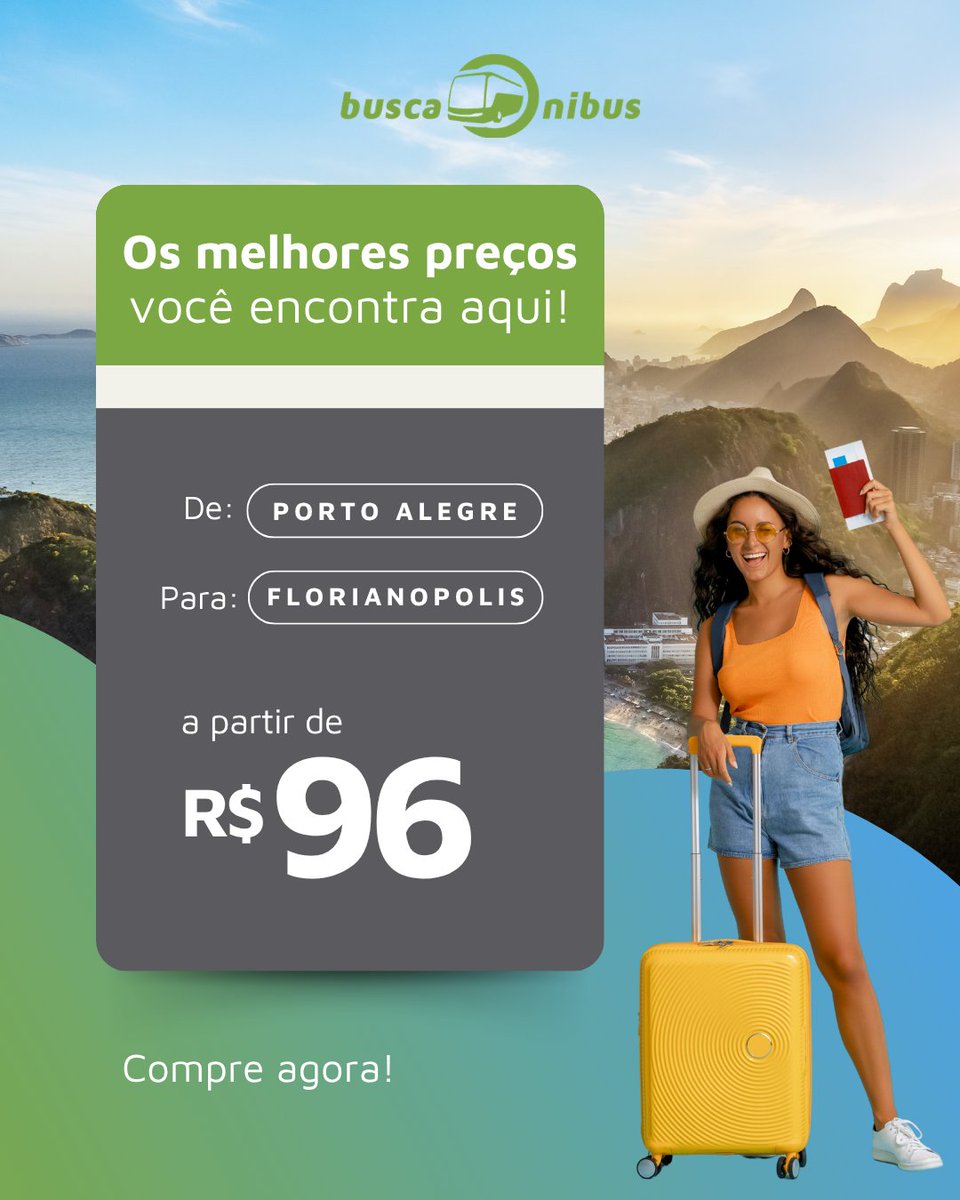 buscaonibus's tweet photo. Vai viajar no feriado prolongado?😎

Aqui você encontra as melhores opções de passagens de ônibus, avião e carona em poucos cliques!

Não perca tempo, os valores podem variar ao longo do dia.

Acesse e saiba mais - o link está na bio.

#viagem #passagembarata #destinos #feriado https://t.co/cezNJbCXBf