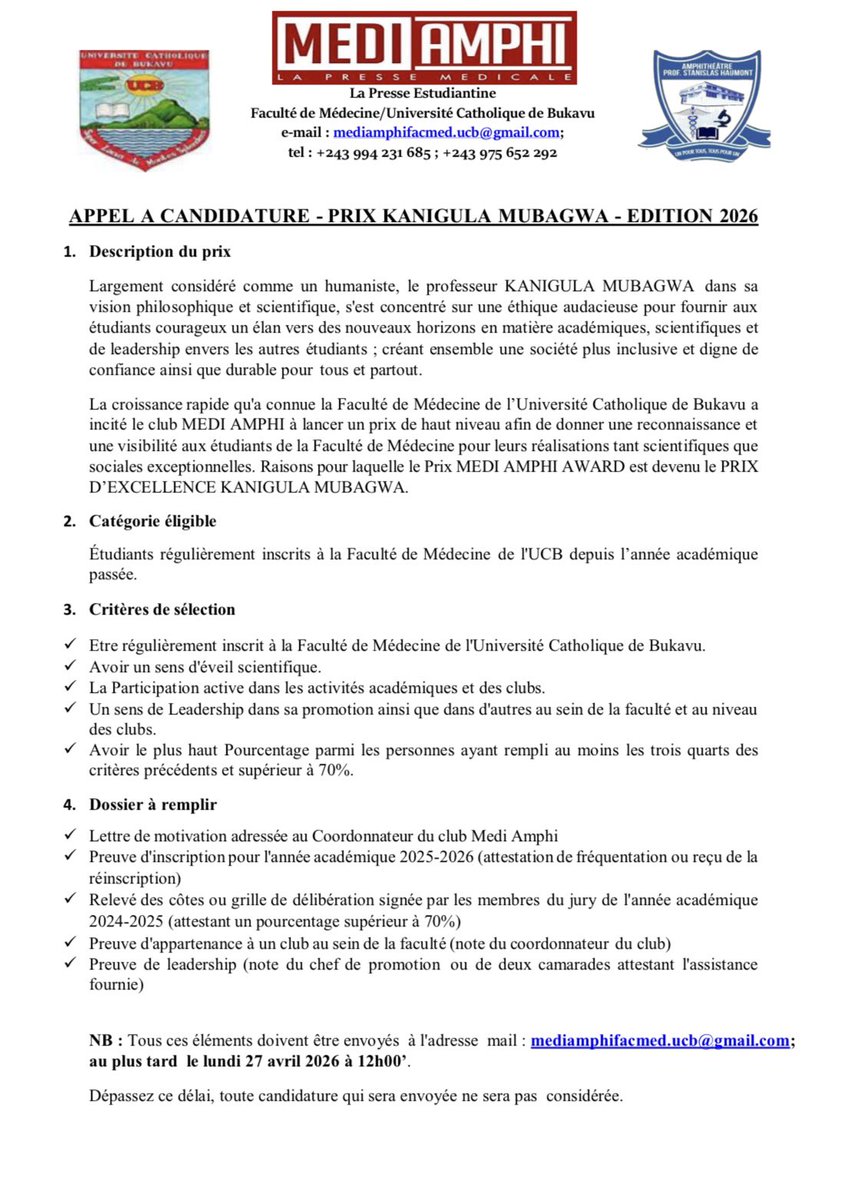 Médi-Amphi: la presse étudiante tweet media