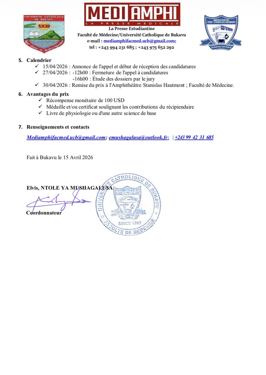 Médi-Amphi: la presse étudiante tweet media