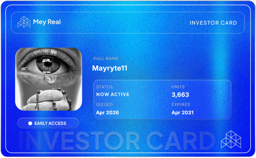 Mayryte11's tweet photo. Just grabbed my Mey Real Investor Card successfully! 🏠

Every claim randomly gives up to 5,000 units on the leaderboard.

And the higher your rank, the better positioned you'll be for the next PTO!

Claim yours at https://t.co/evgujQVzXY and start stacking units! https://t.co/qPzBnEHpQ0