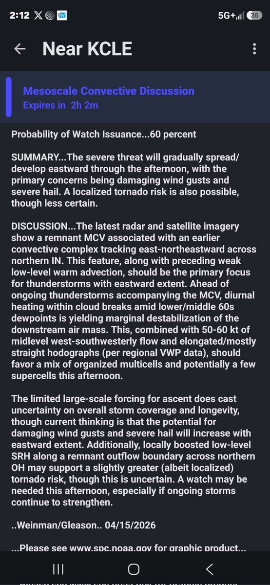 STORM WATCH- Lake Erie tweet media