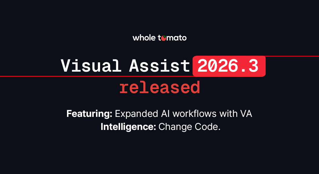 visualassist's tweet photo. 🎉 New in Visual Assist 2026.3: Change Code with AI

Select code, type a prompt, review the diff, and decide what happens. Nothing changes without your say.

Also: HLSLI support, faster UE macro expansion, and a handful of stability fixes.

Learn more: https://t.co/5HB5XWG7rU 

#VisualAssist #Developers #Coding #AI #DevTools