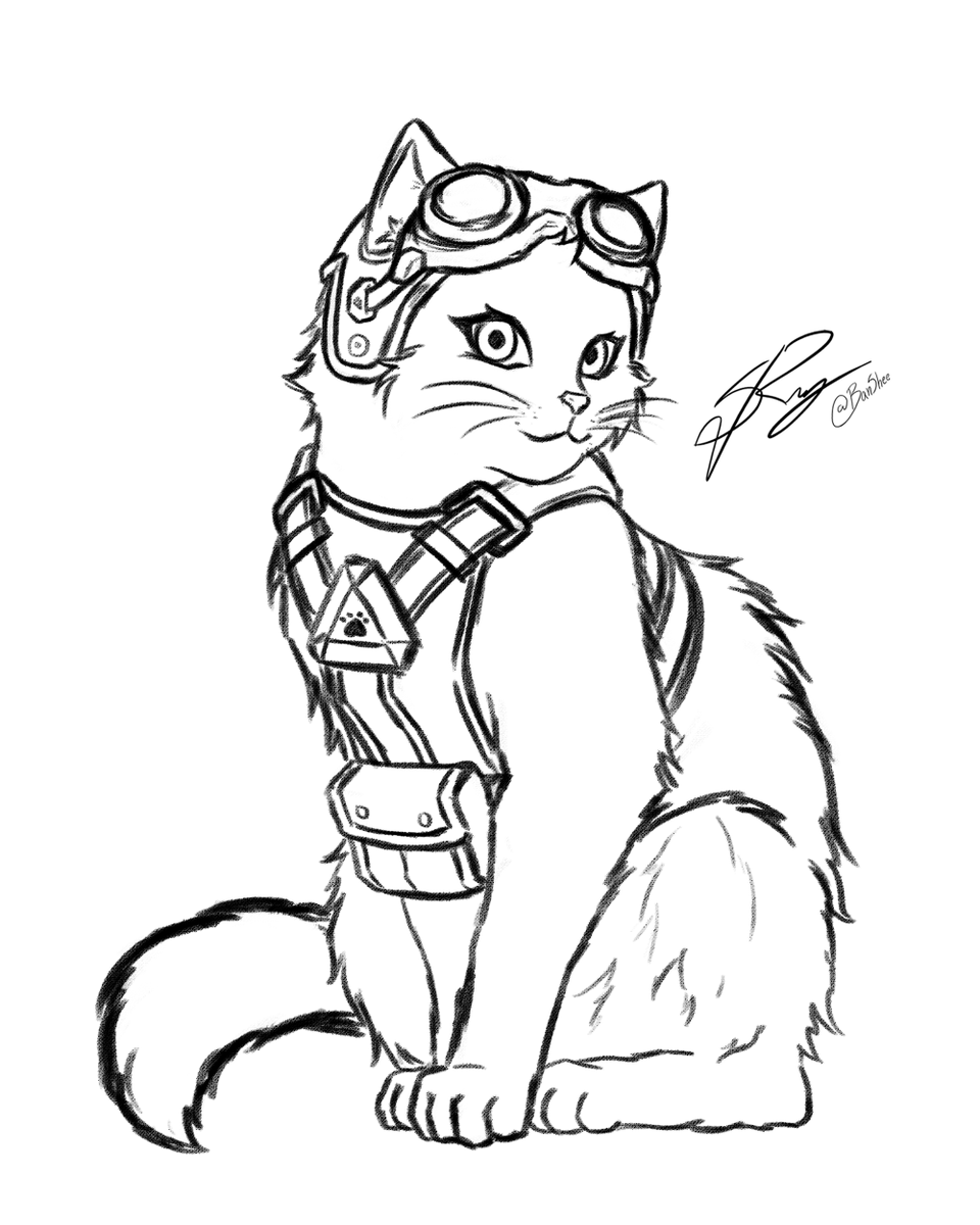 More things are coming… 
#Overwatch #overwatchfanart #jetpackcat #cat #WIPㅤㅤㅤ 
Thank you for motivating me with your comments ^^ ✨