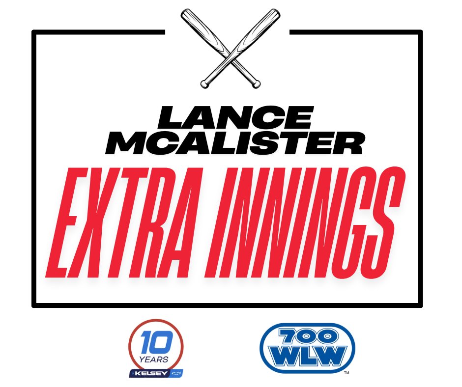 LanceMcAlister's tweet image. Hey, let's talk about a #Red winner. I'm taking your  📞 until 9pm @700wlw @iHeartRadio  
🎧 700wlw.com/listen ⚾️