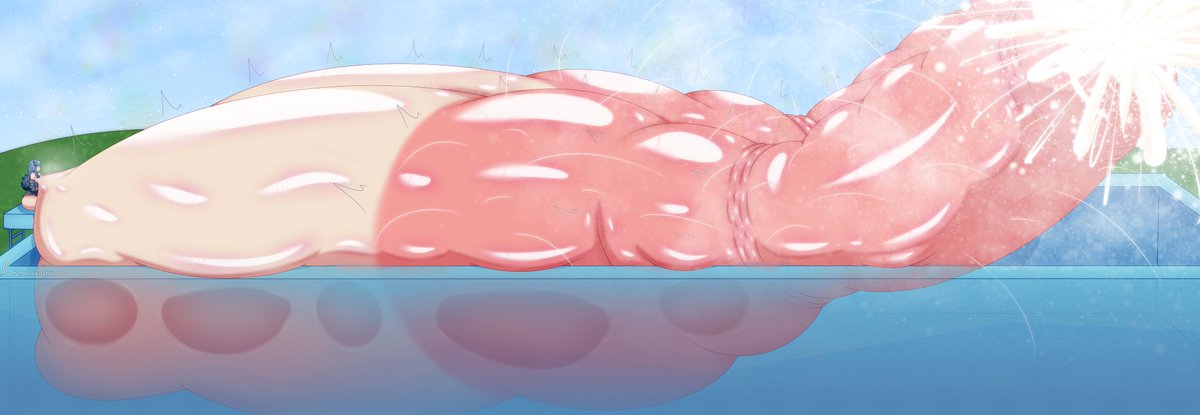 nokashino's tweet photo. Zyane filling the Pool!!🥛🥛(2/3) https://t.co/GQTOjUKXIa