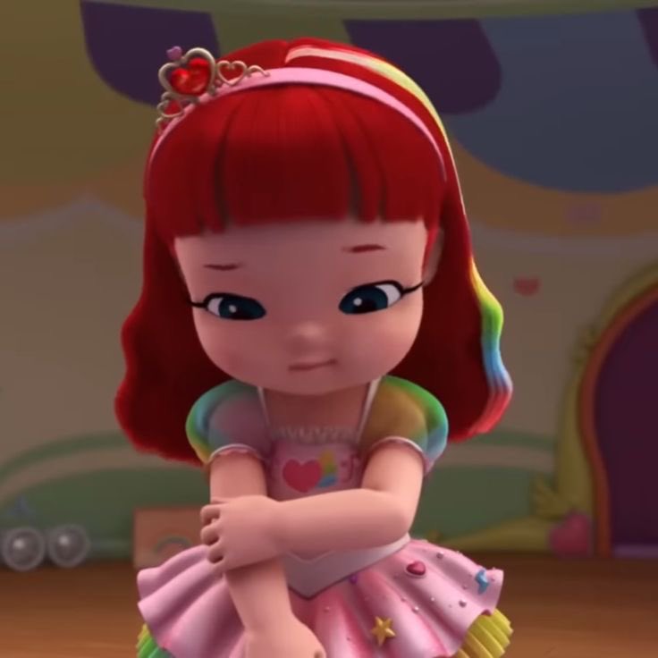 pretty rainbow ruby, tontonan masa kecil yg nemenin waktu makan