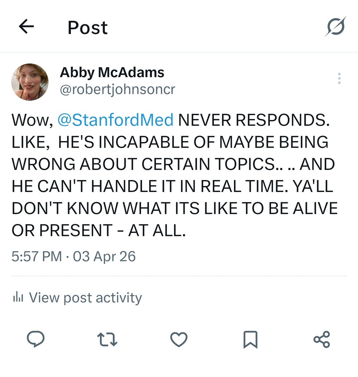 Abby tweet media