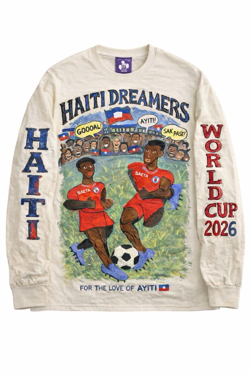 IvisualizeP's tweet photo. 🌟🇭🇹 Proudly Haitian &amp; World Cup ready! Art-inspired merch now on preorder (ships June). One-man operation—each order packed w/ care. Limited drop, don’t wait.

Preorder now: https://t.co/XAfoOH5j3X https://t.co/F2yZe2WP0c