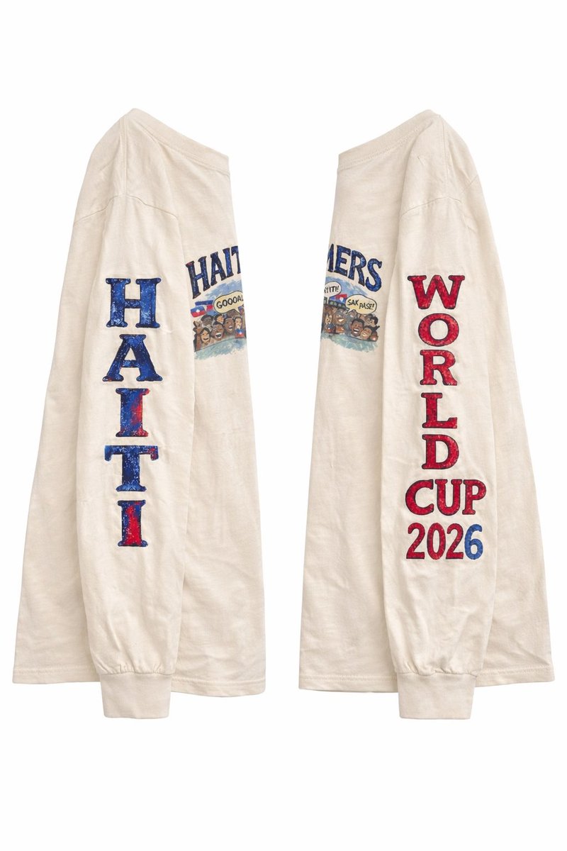 IvisualizeP's tweet photo. 🌟🇭🇹 Proudly Haitian &amp; World Cup ready! Art-inspired merch now on preorder (ships June). One-man operation—each order packed w/ care. Limited drop, don’t wait.

Preorder now: https://t.co/XAfoOH5j3X https://t.co/F2yZe2WP0c