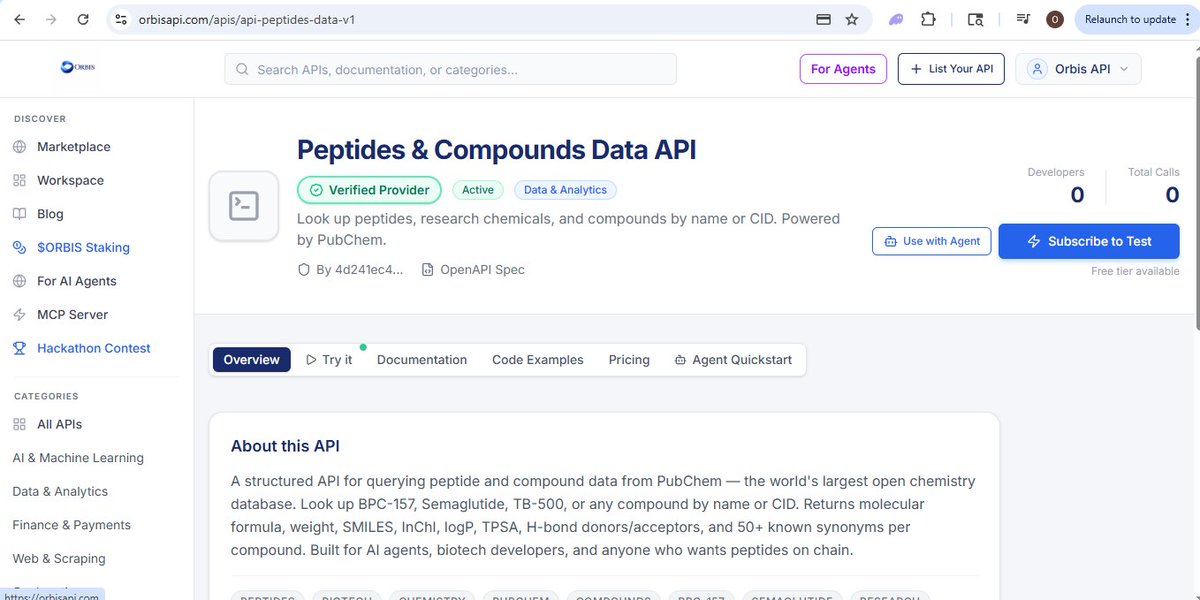 Orbis API tweet media