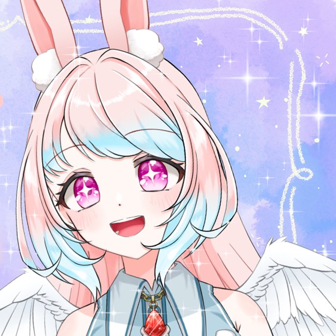 兎羽トキ🐰🪽🩵@ホラー専門新人Vtuber tweet media