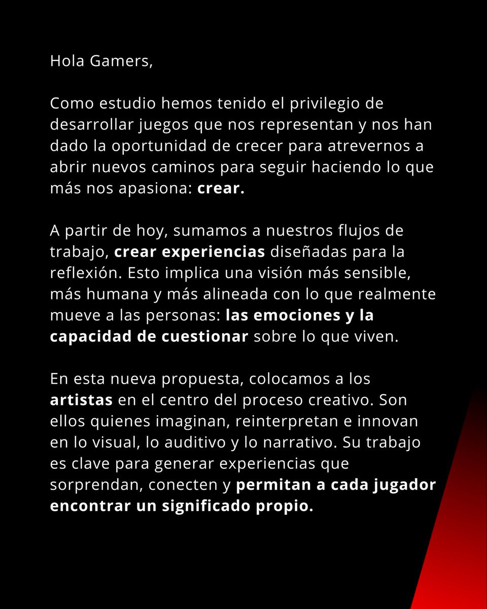 LienzoMx's tweet photo. Hay decisiones que nacen desde la experiencia,
pero también desde las ganas de seguir explorando.

Hoy les compartimos una de ellas.

#Lienzo #LienzoLab #Videojuegos #Desarrolladoresmexicanos #Mexdev https://t.co/dEHQWmwUKh