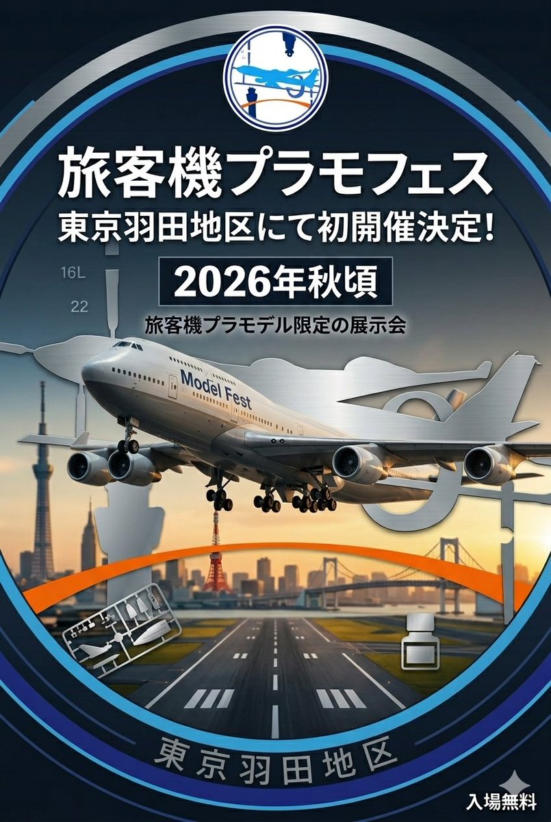 旅客機プラモフェス tweet media