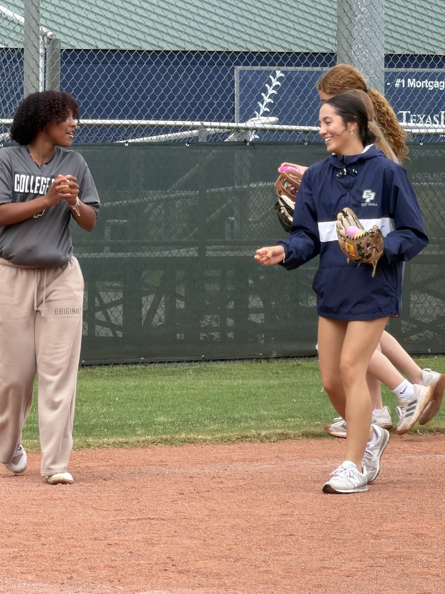 TWCPSoftball's tweet photo. CP SBall annual Easter egg โconditioningโ hunt. Always a fun time!! #AwwwCP #NoComplaining #Easter2026 https://t.co/MSc60X0Ezr