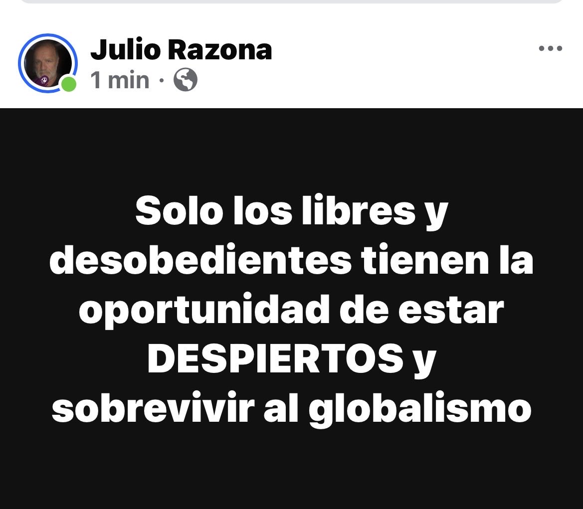 Julio Razona tweet media