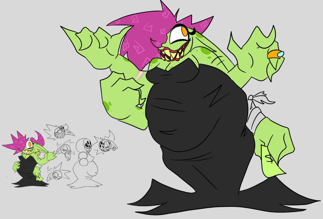 StrawberyChar's tweet photo. OHNO SHES BACK!!

#goblin #goblinoc #bbw #ocref #ocreference #reference #ref #art #digitalart https://t.co/sRkWGdP78P