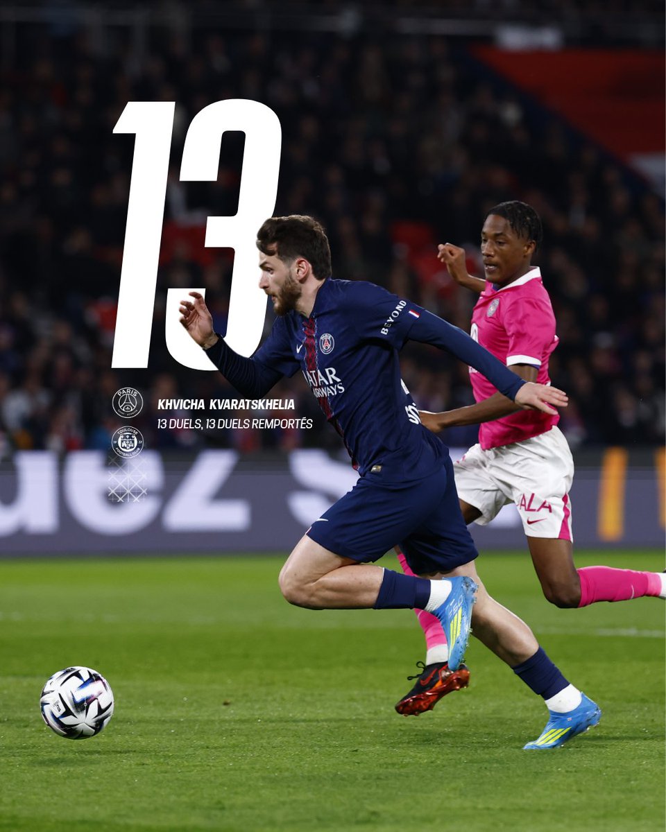 13 sur 13 pour Kvara ce soir ! 💪 🤯