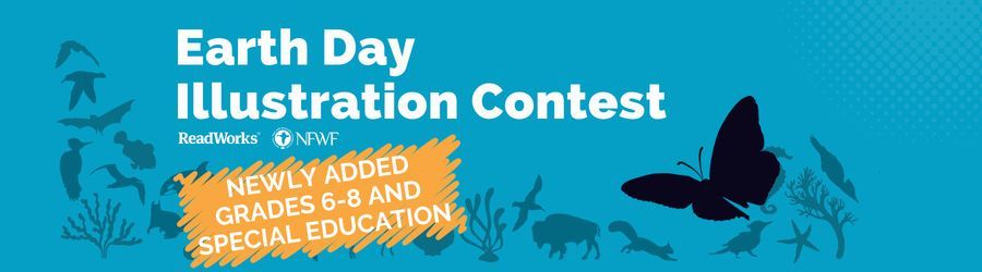 alicekeeler's tweet image. The @ReadWorks Earth Day 2026 Illustration Contest is live!

Students in grades 2-8 read about conservation from @nfwf and create original art to show what they learned. 
🏆 8 winners (one per grade level + Special Education) receive gift cards and gear.

Enter by April 24: