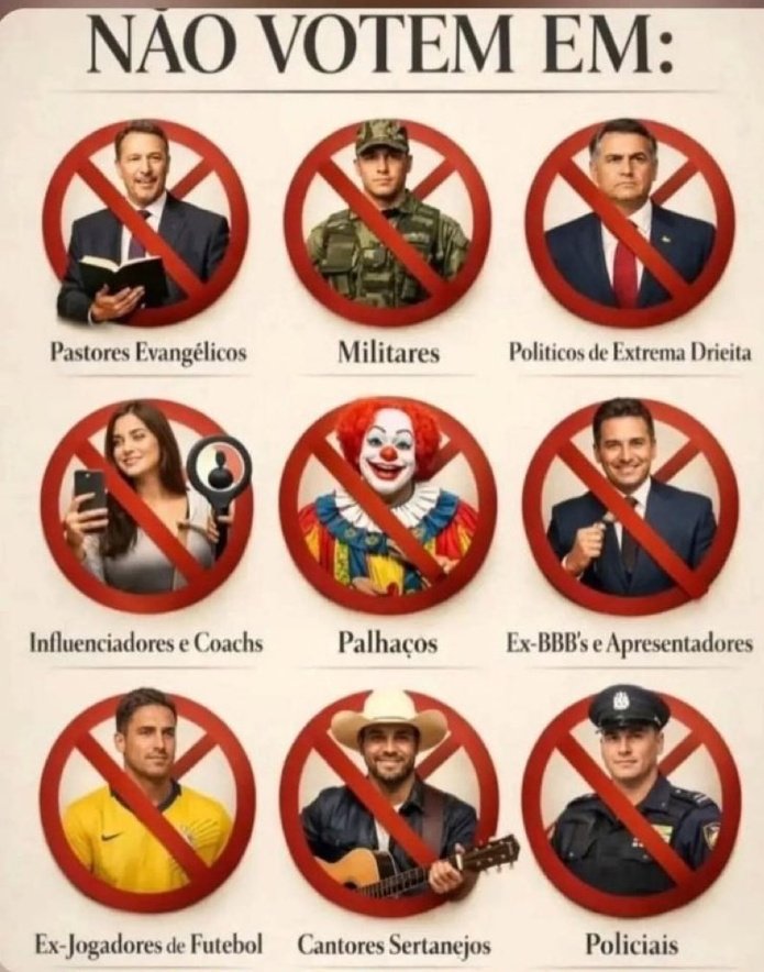 🚨 URGENTE: RECADO

NÃO VOTEM 🔽