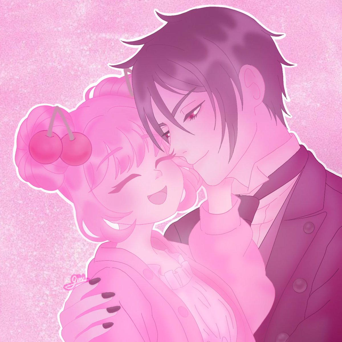gini_uwu's tweet photo. Regresé con otro dibujito con mi esposo, intenté hacer un estilo anime y sigo en eso🤭💗 

Ya estoy preparando un dibujito para mi cumple, espero publicarlo a tiempo🙂🙃

#fanart #sebastianmichaelis #selfinsert #anime https://t.co/zFXv1ule2x