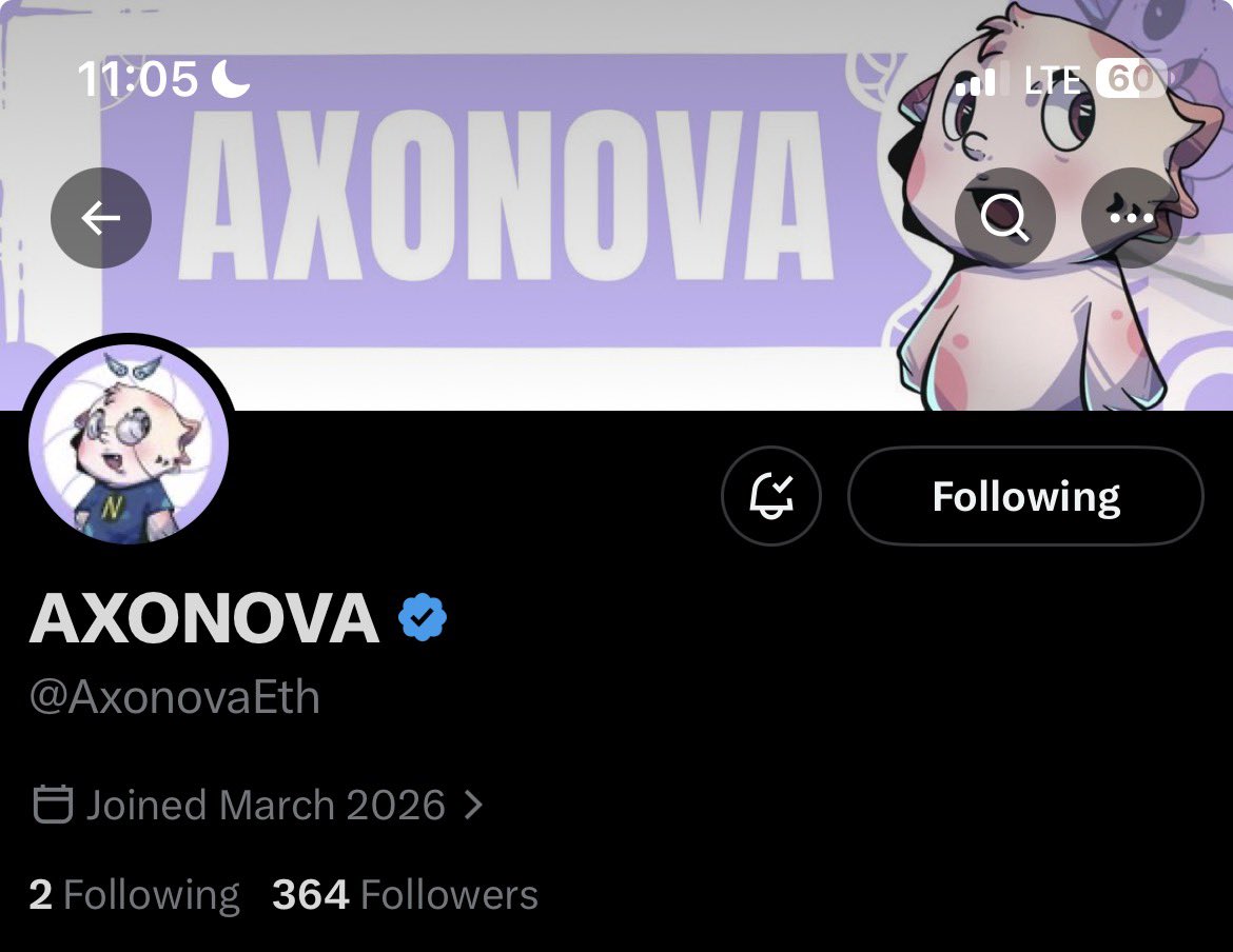 Excited to share an early alpha drop on Ethereum: Axonova by <a href="/T00K_P/">T00K_P</a> , the talented artist behind <a href="/VantageXYZ/">Vantage Crack Community</a> .

- Supply: 777  
- Mint Price: TBA  

To celebrate, we're giving away 1 OG spot and 10 WL spots for <a href="/AxonovaEth/">AXONOVA</a>.

How to Enter:
✅ Follow <a href="/StaceyWhizzkid/">3buka 🍀</a> , <a href="/VantageXYZ/">Vantage Crack Community</a>