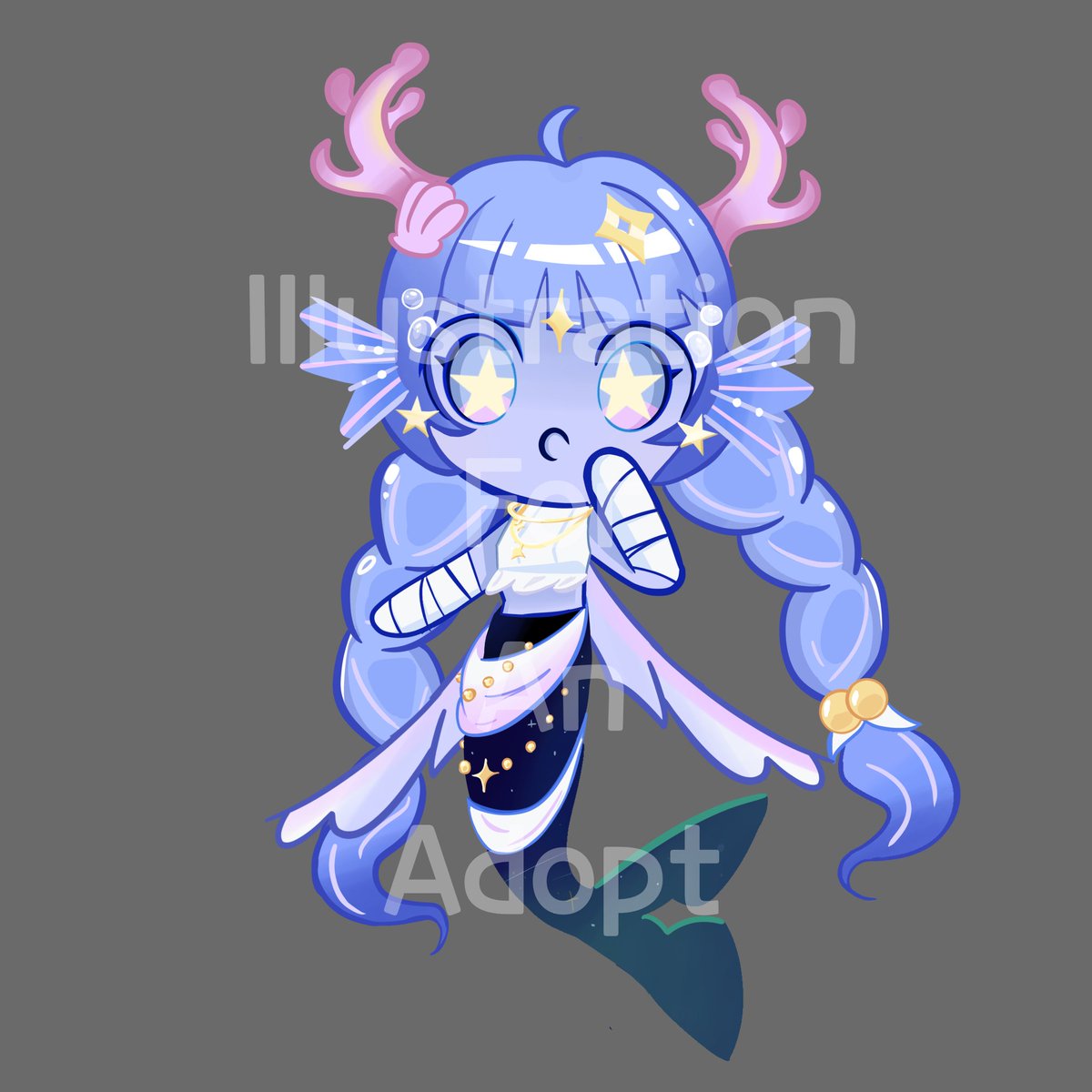 Cookie Run Adopt! 
Star Sapphire Cookie Current Price 25$ USD

#Cookierun #Adopt