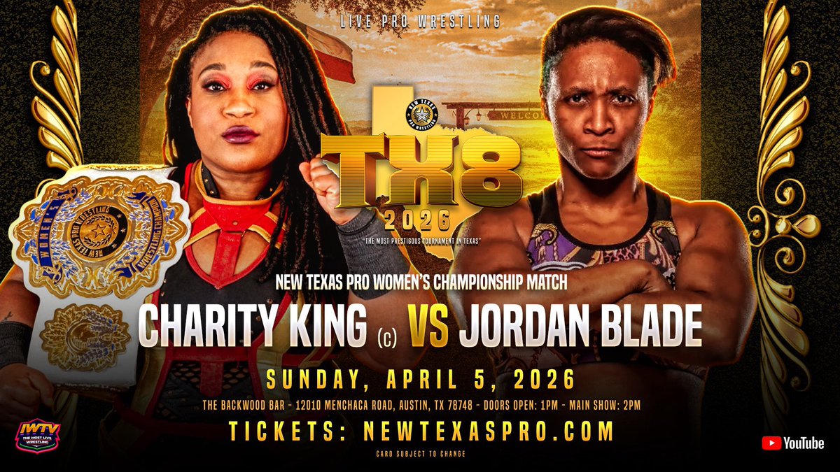 theCharityKing_'s tweet image. THIS SUNDAY. AUSTIN, TX 👑🏆
#ANDSTILL