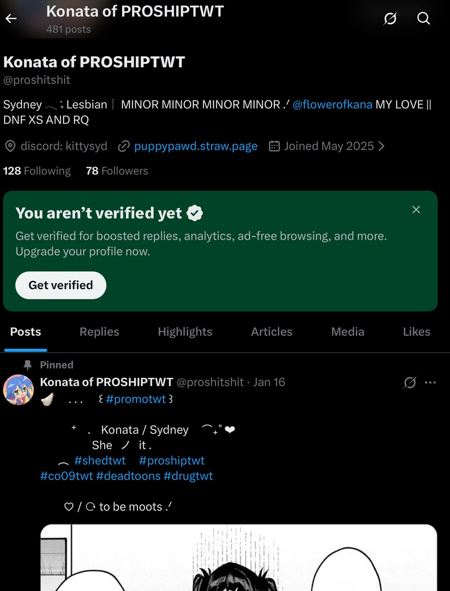 Konata of PROSHIPTWT tweet media