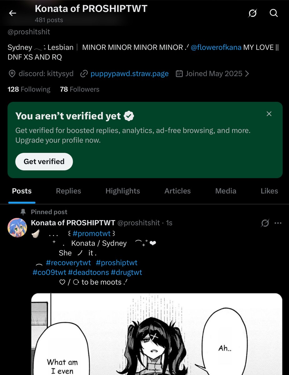 Konata of PROSHIPTWT tweet media