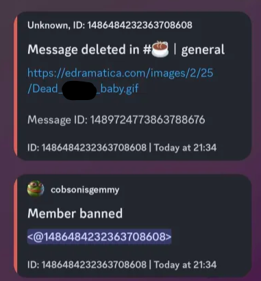 Got bot raided today on Twitch and Discord... I'd HIGHLY recommend banning this account on your discord servers, they instantly joined and sent a highly racist and disturbing picture/gif.

Please stay comfy and safe everyone.